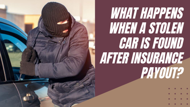 Unraveling the Mystery: What Happens When a Stolen Car is Found After Insurance Payout?